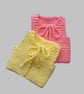 KNITTING PATTERN PDF Preemie Garter Vest for Baby - Image 1