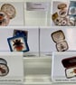 Postcard collection from the Fifty Bees exhibition - Image 2