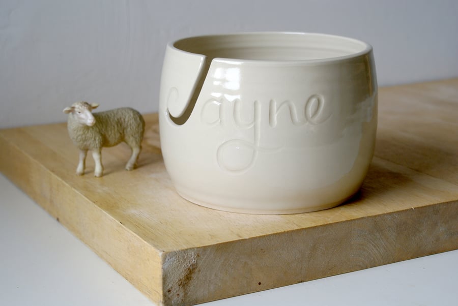 SECONDS SALE - 'Jayne' named yarn bowl