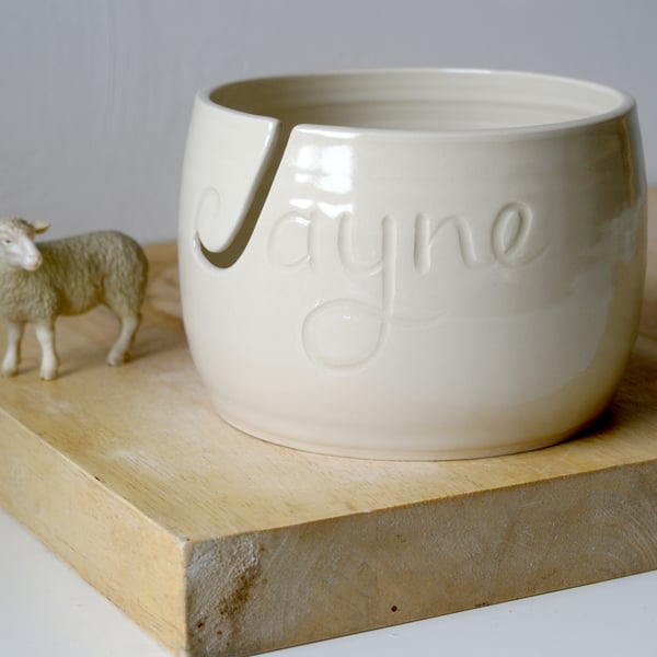 SECONDS SALE - 'Jayne' named yarn bowl