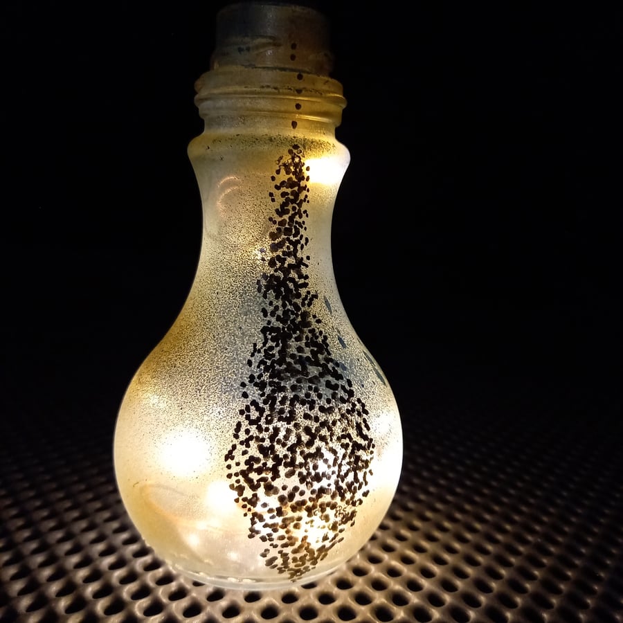 Golden Fairy Bottle Light