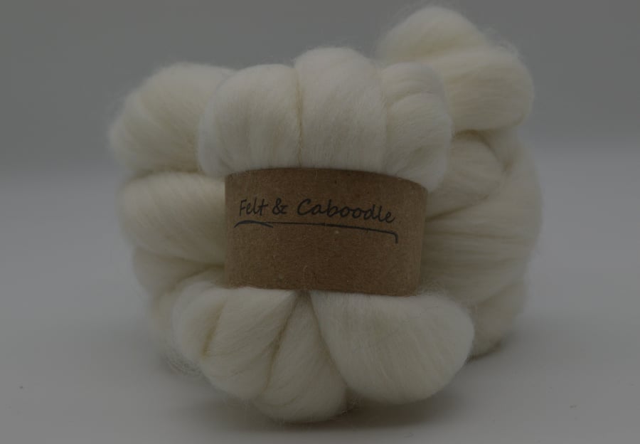 Bright white Merino top