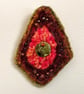Knitted Wooly Brooch. - Image 1