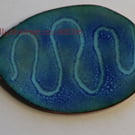 Kiln-fired enamel trinket dish