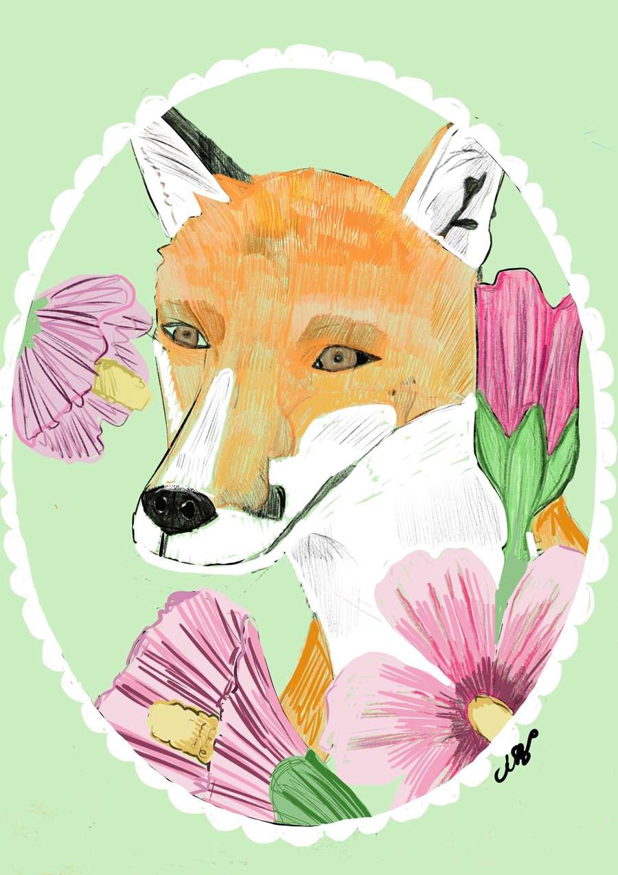 Flower fox