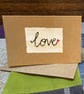 Love - Embroidered Card