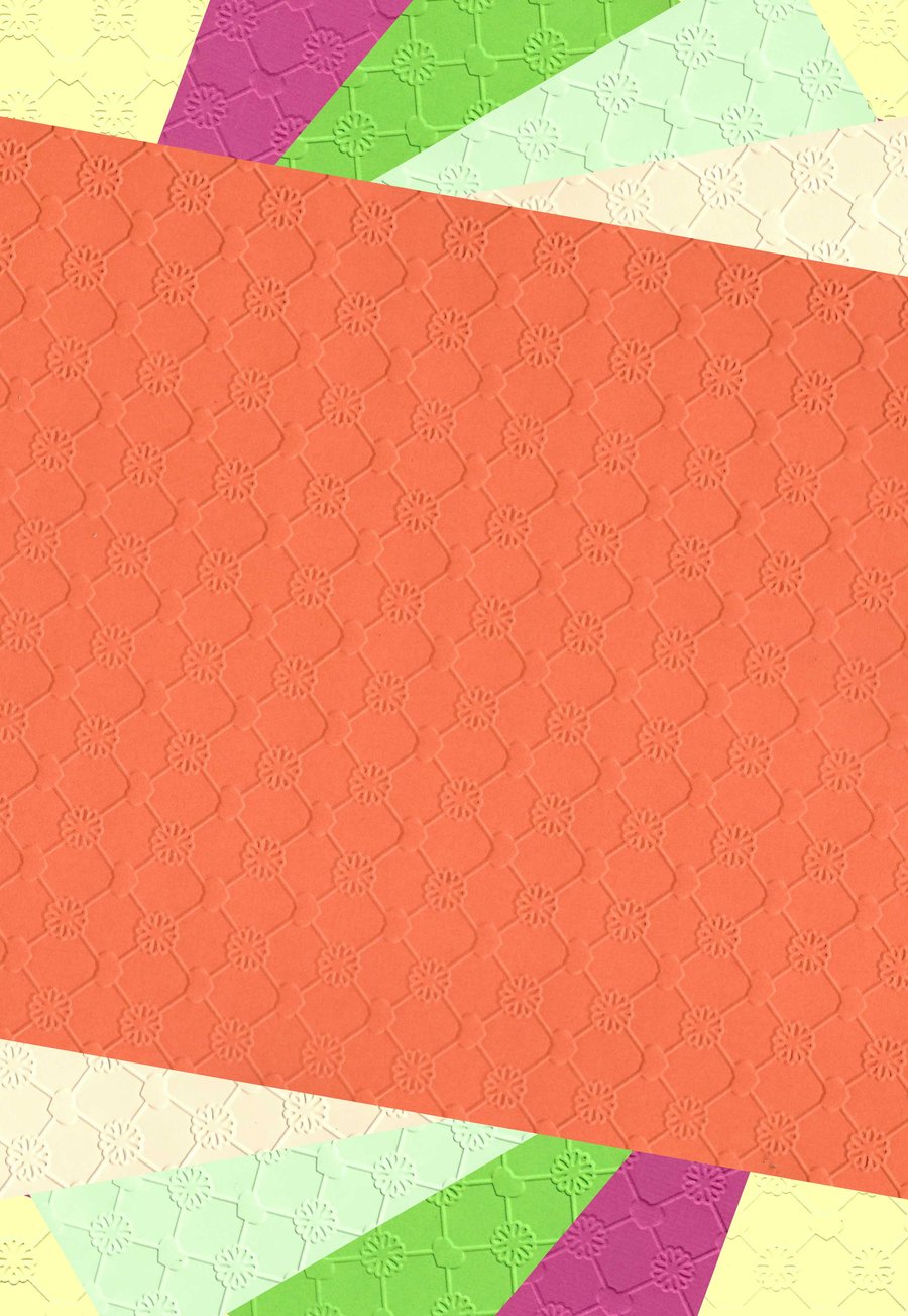 Embossed Card & Paper. 10 Sheets. A4. Assorted Colours. Hearts (2)