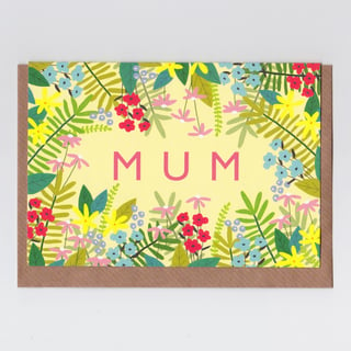Card for Mum - Floral