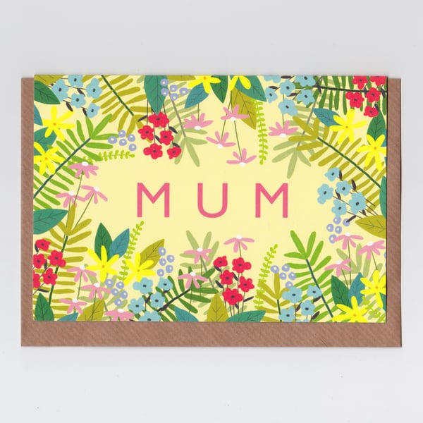 Card for Mum - Floral