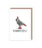 Chanel African Grey Parrot Queen of the Canal - Birthday Anniversary Card