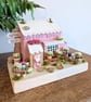 'Cottage Blooms' Handmade Wooden Florist Shop Home Decor