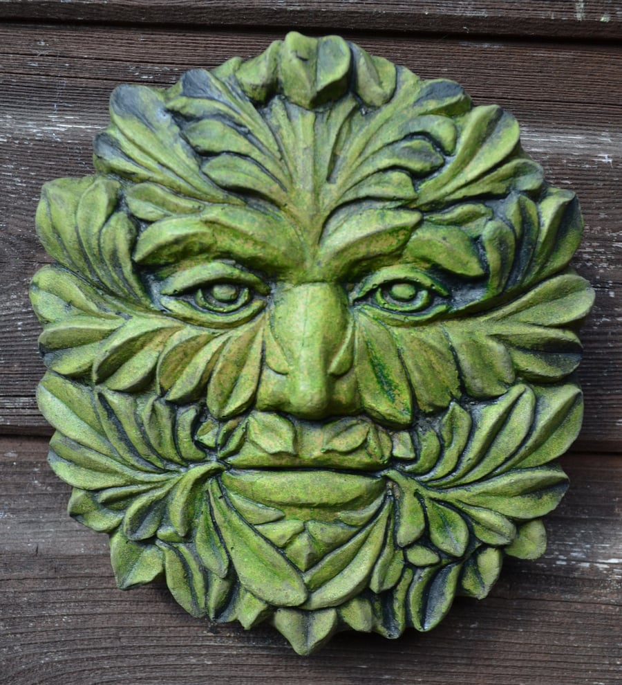 Zulu Green Man Plaque plus Free Pocket Green Man