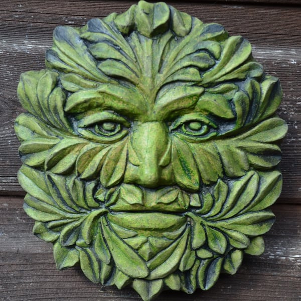 Zulu Green Man Plaque plus Free Pocket Green Man