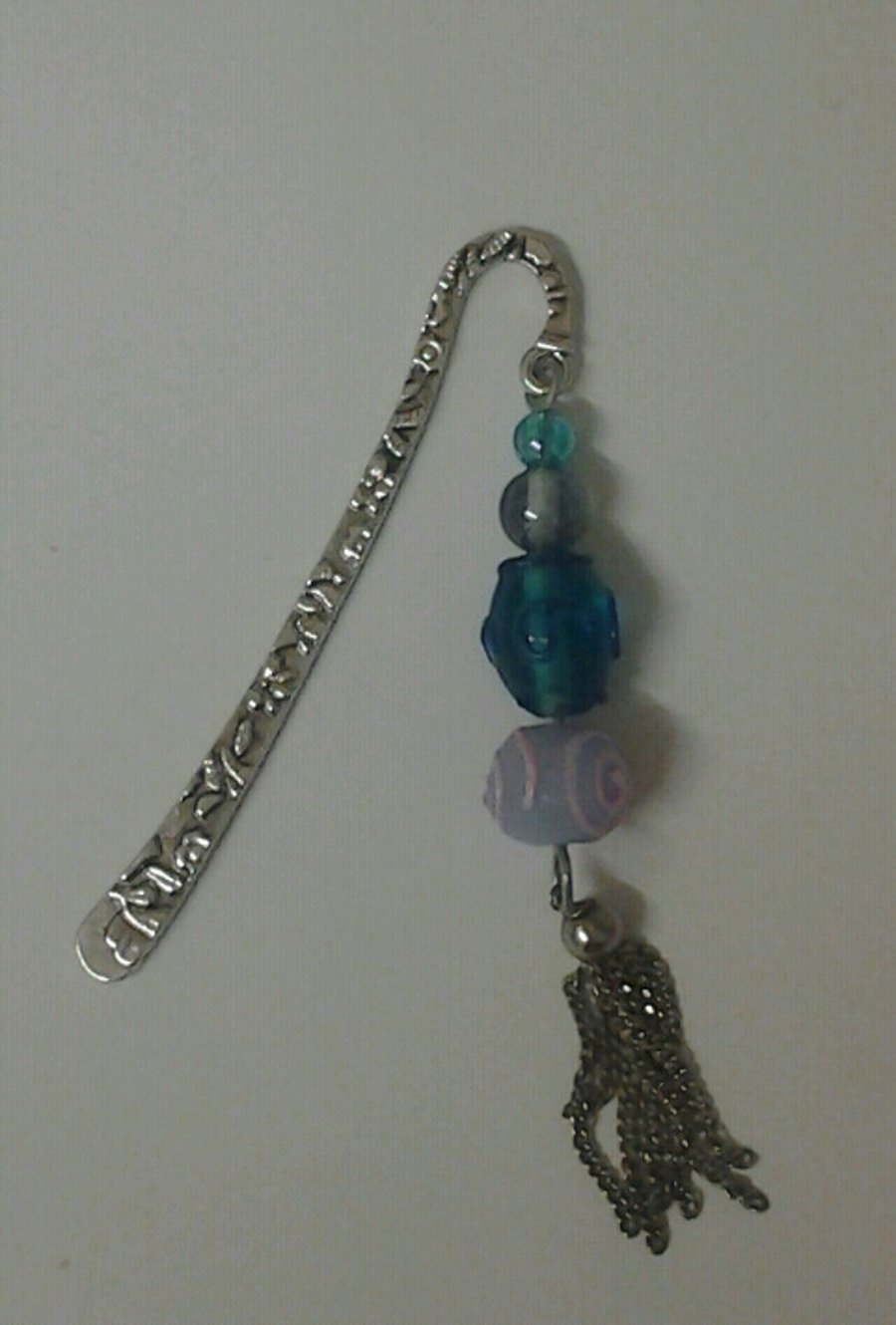 Beaded Metal Bookmark