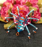 Hanging Spider Suncatcher Decoration Vintage Bum Bead
