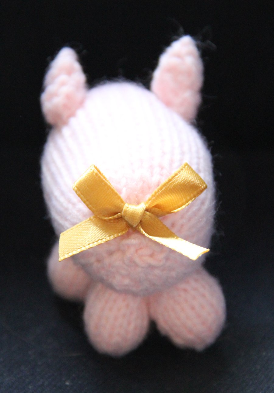 Bow Bottomed Piglet - Gold