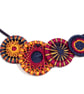 Textile Button Necklace