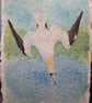 Gannet Original Watercolour Painting A6