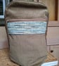 Taupe corduroy backpack