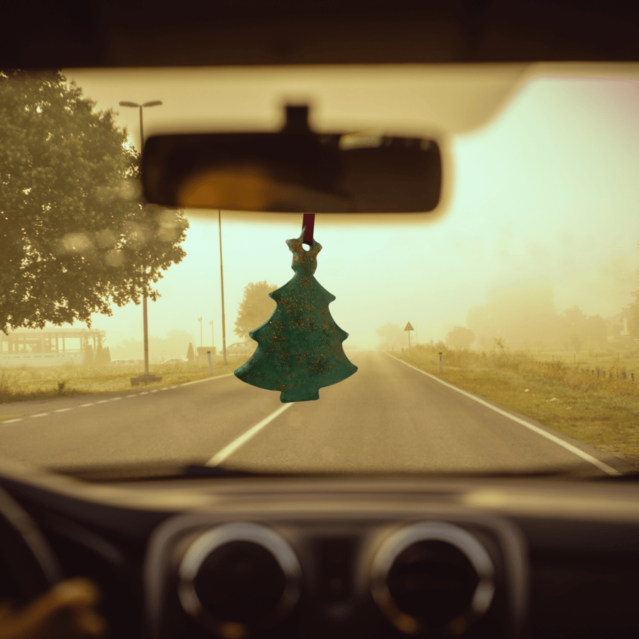 Soy Wax Tablet Car Air Freshener - Christmas In The Moment