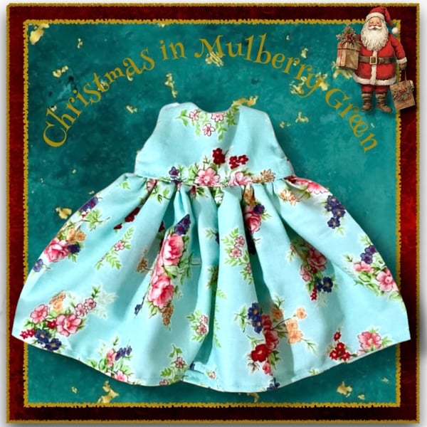 Turquoise Floral Dress