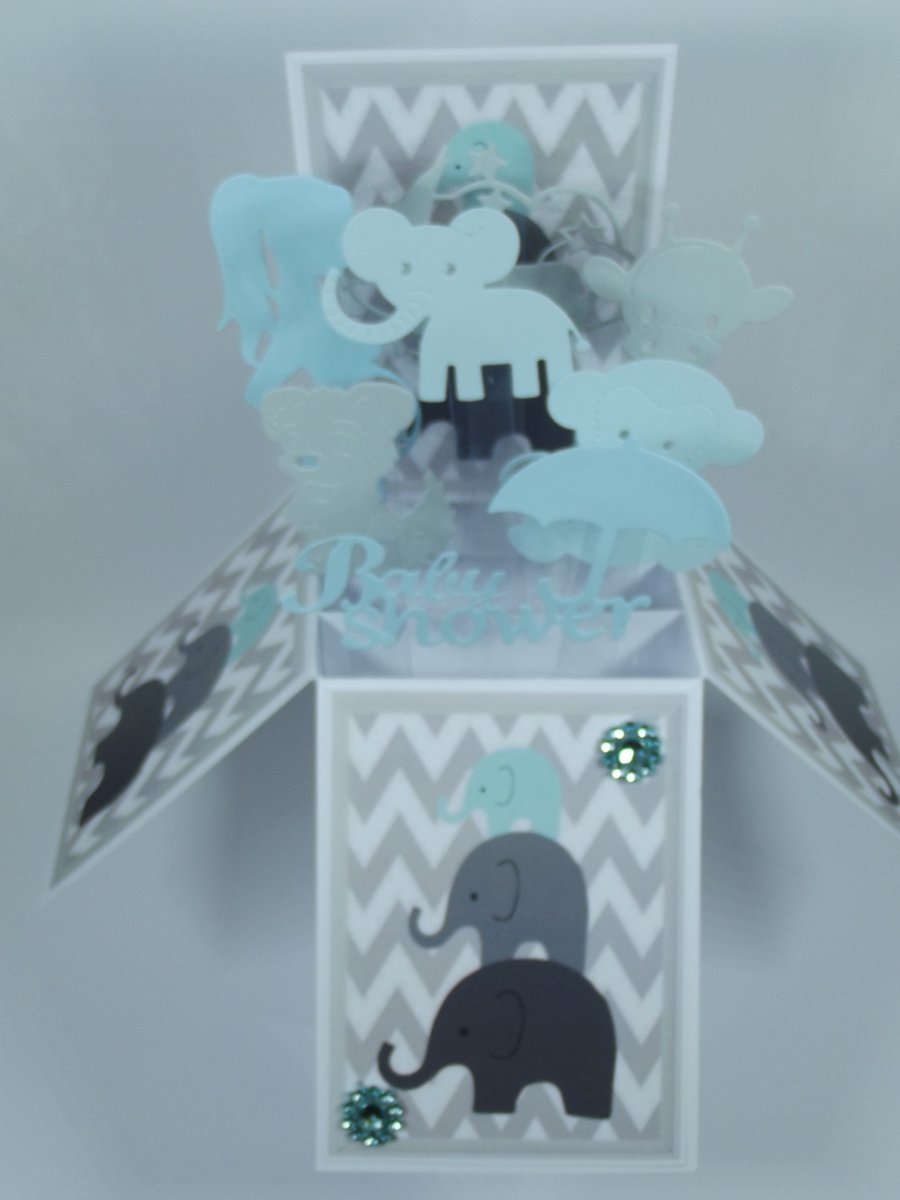 Baby Shower Card for a Baby Boy