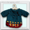 Reserved for Lynda - Teal Embroidered Jumper