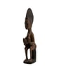 Yoruba maternity statue, nigerian tribal art, west african woman sculpture, - Image 2