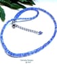 A Grade 40ct Genuine Tanzanite Sterling Silver Necklace  - Image 4
