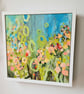 'I'm in the garden'  Original mixed medium painting  - Image 2