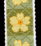 Primrose Counted Cross Stitch Bookmark Kit - Image 2