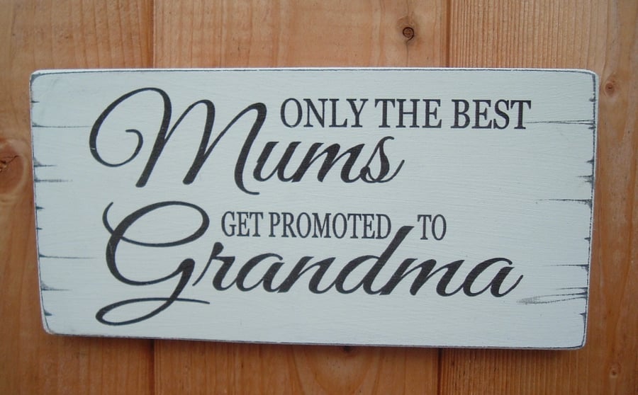 shabby chic vintage mum grandma..dad grandad birthday gift plaque sign