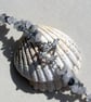 SALE Black Agate & Quartz Gemstone Chunky Statement Necklace "Black Rumba" - Image 6