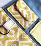 Geometric Yellow Crochet Hook Roll - Image 3