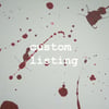 custom listing for justine l.