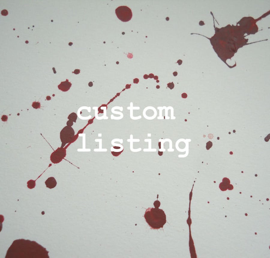 custom listing for justine l.