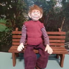 Handmade 1:12 scale doll 