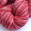 SALE: Strawberry Cheesecake - Superwash merino-bamboo laceweight yarn