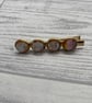 Alligator clip in pink and gold - Image 2