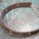 Hand made leather necklace