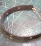 Hand made leather necklace