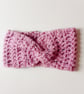 CROCHET Ladies Pale Rose Headband