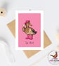 Top Bird Duck Greetings Card - Funny Friendship Card - Pheasant card -  - Image 3