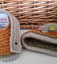 Designer Baby Boy's Hand Knitted Shoes 6 months size - Image 2