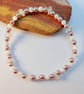 Moonstone & Pearl Bracelet - Handmade Gift, Bridal Jewellery, June Birthstone - Image 4