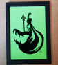 ACEO (Artist Collectors Edition Original) Miniature hand cut paper art OOAK - Image 9