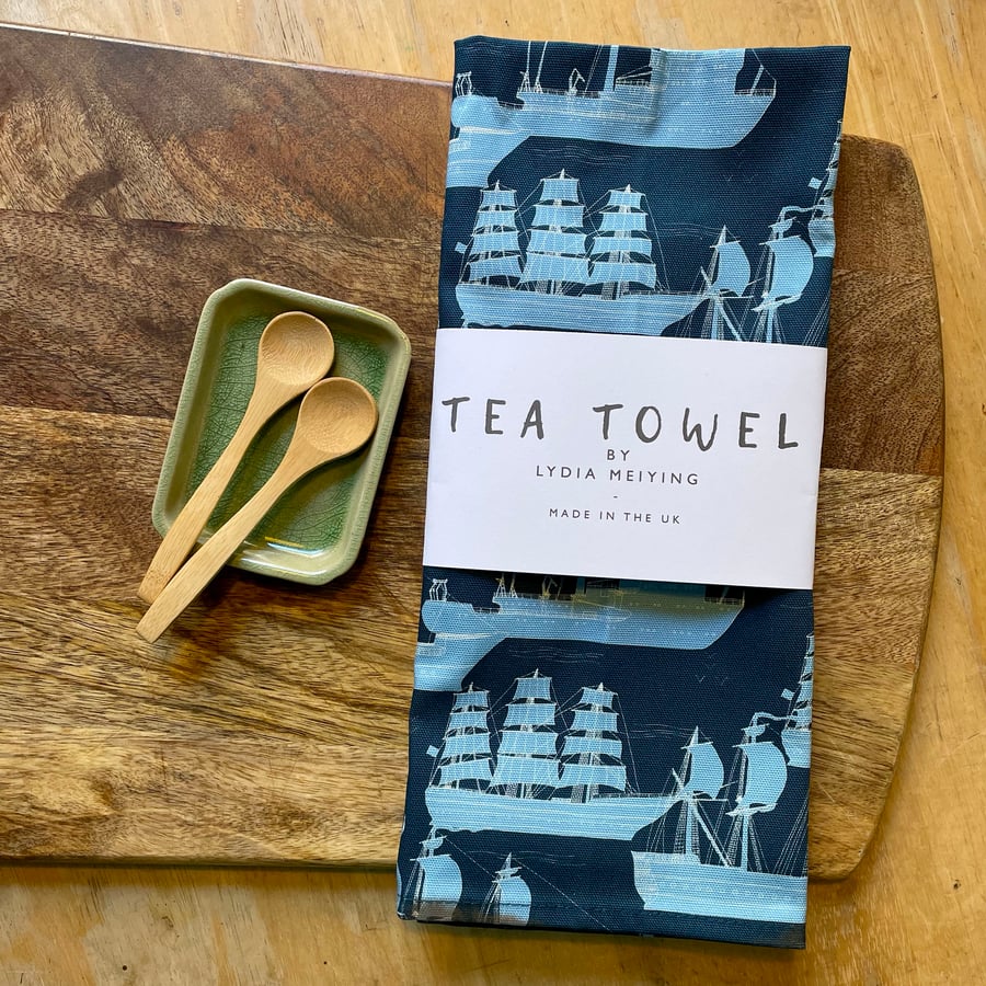 Ships - Tea Towel