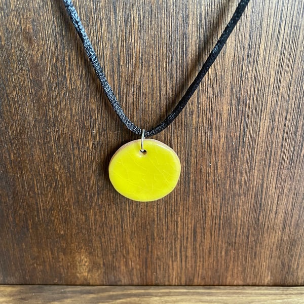 SALE! Sunshine ceramic pendant