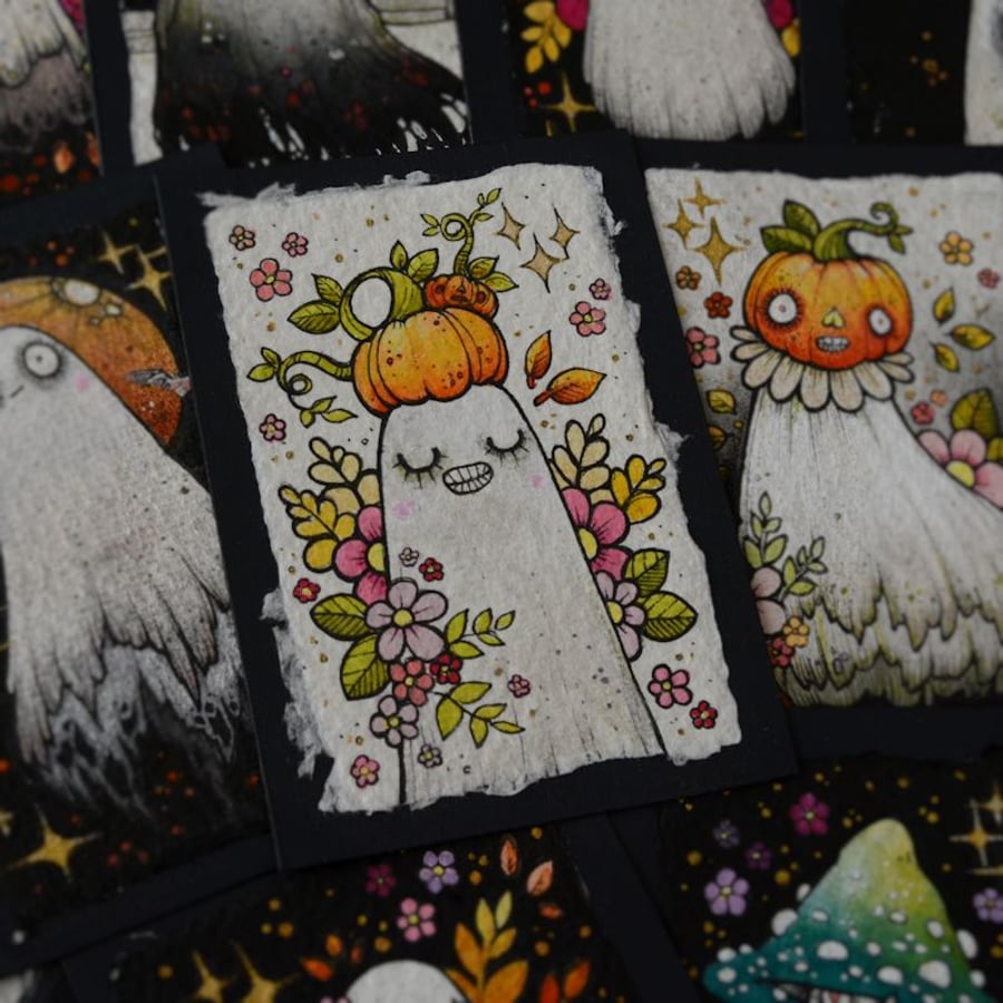 ghostober ghost - day 7 - pumpkin king