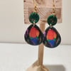 Jungle vibes pebble earrings